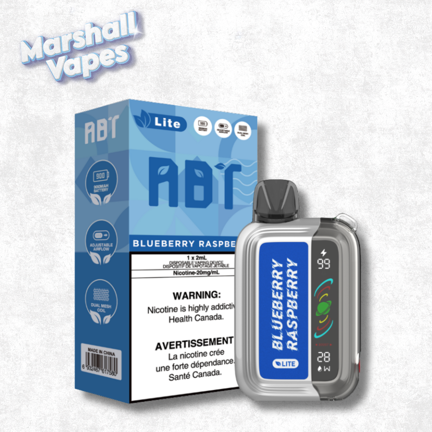 ABT Lite Disposable – Blueberry Raspberry