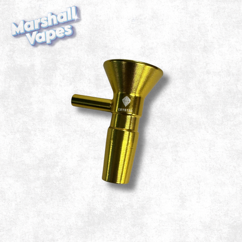Metal Bong Bowl - Gold