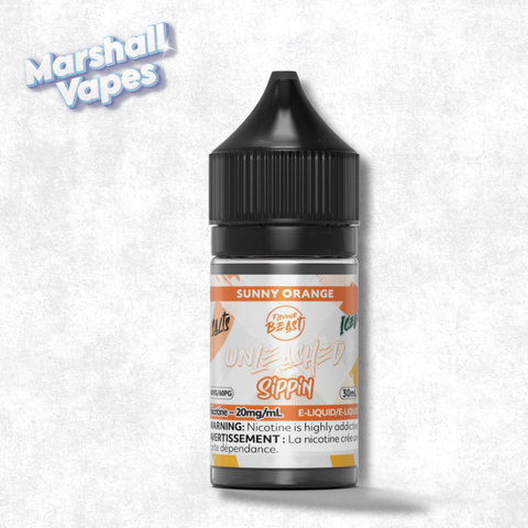 Flavour Beast Salt Sippin Sunny Orange nicotine salt e-liquid citrus orange flavour
