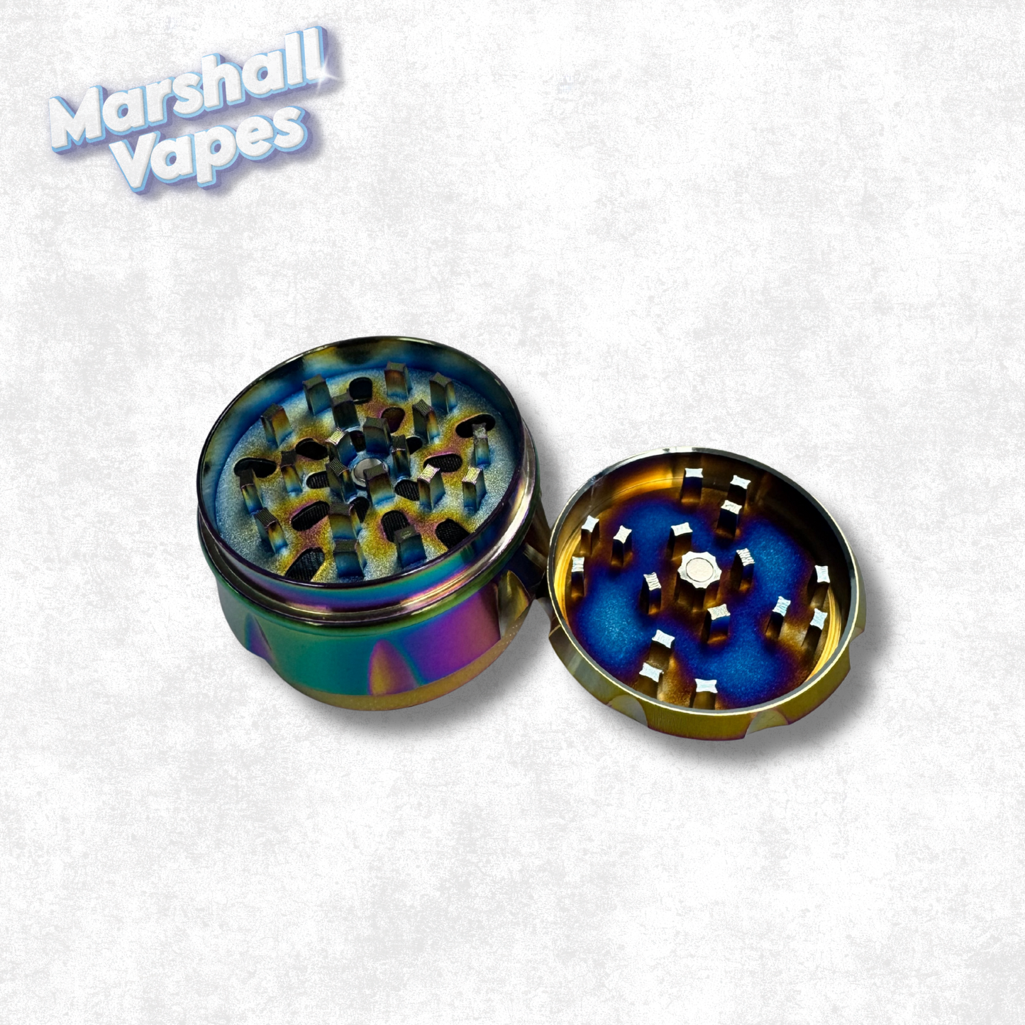 4 Piece Premium Grinder - Oil Spill