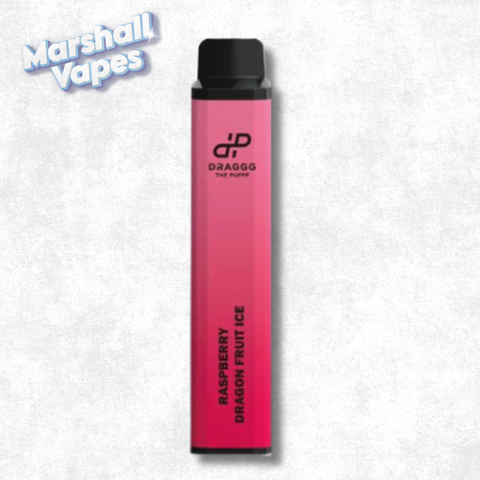 Draggg Raspberry Dragonfruit Ice disposable vape, 2mL 20mg intense nicotine
