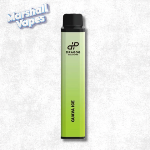 Draggg Guava Ice disposable vape, 2mL 20mg intense nicotine