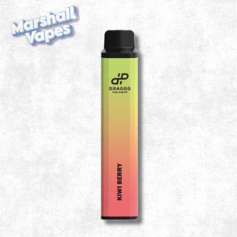 Draggg Kiwi Berry disposable vape, 2mL 20mg intense nicotine