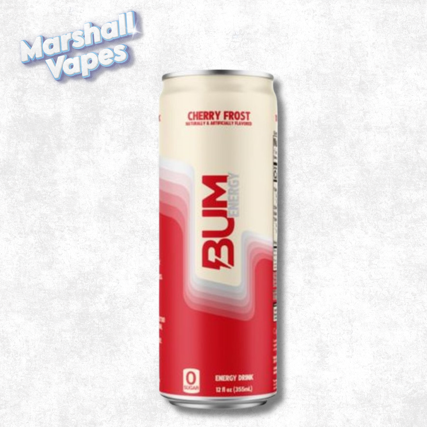 Bum Energy Cherry Frost (355ml) – Zero Sugar Energy Drink