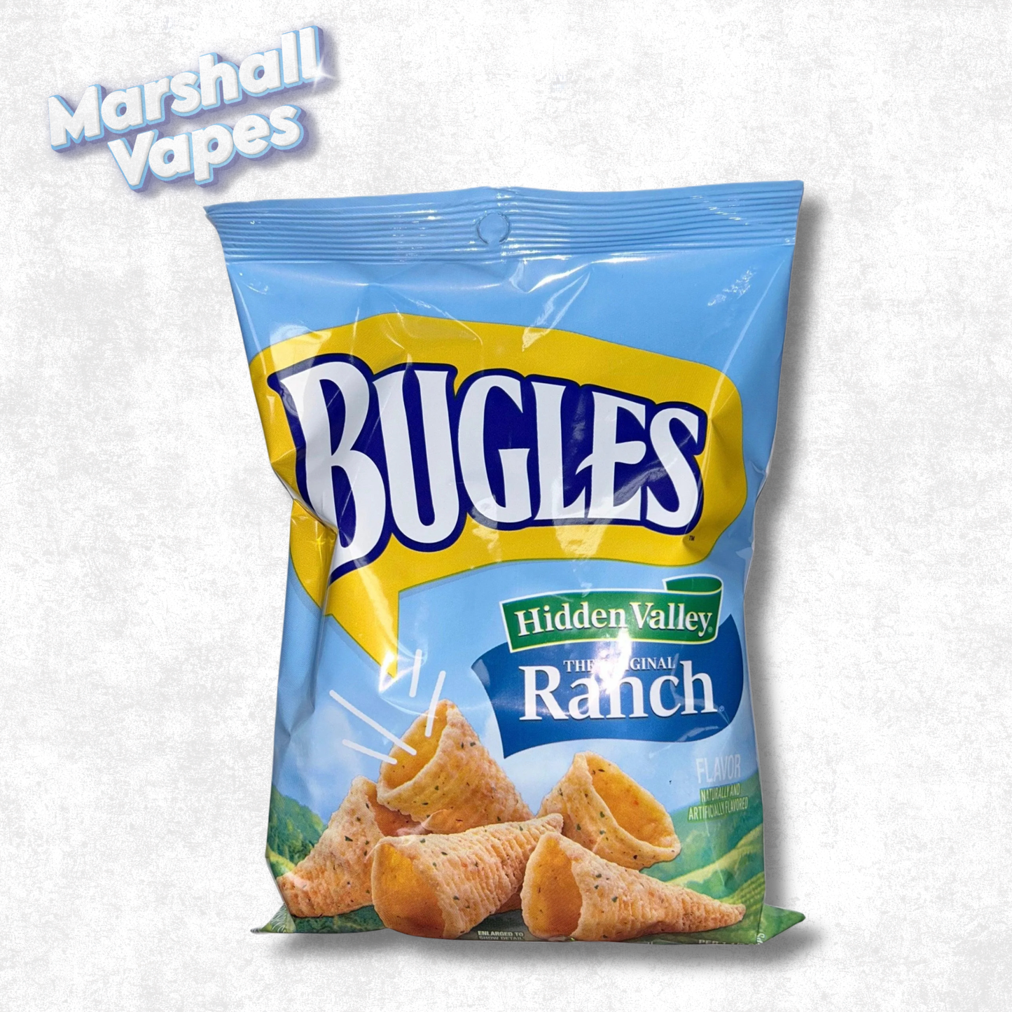 Bugles Hidden Valley Ranch (85g) – Crunchy Corn Snack