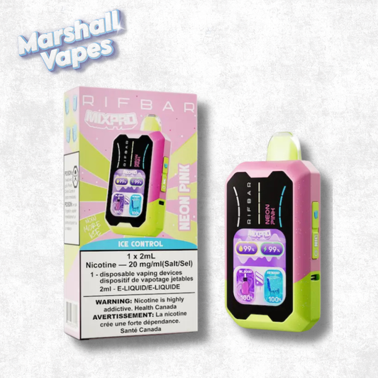 RIFBAR MixPro 40K Disposable - Neon Pink