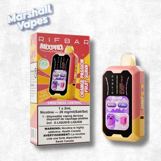 RIFBAR MixPro 40K Disposable - Orange Passion Fruit Guava