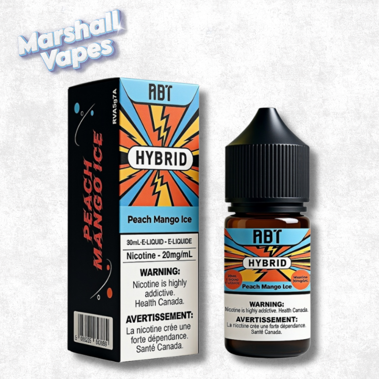 ABT Hybrid E-liquid – Peach Mango Ice