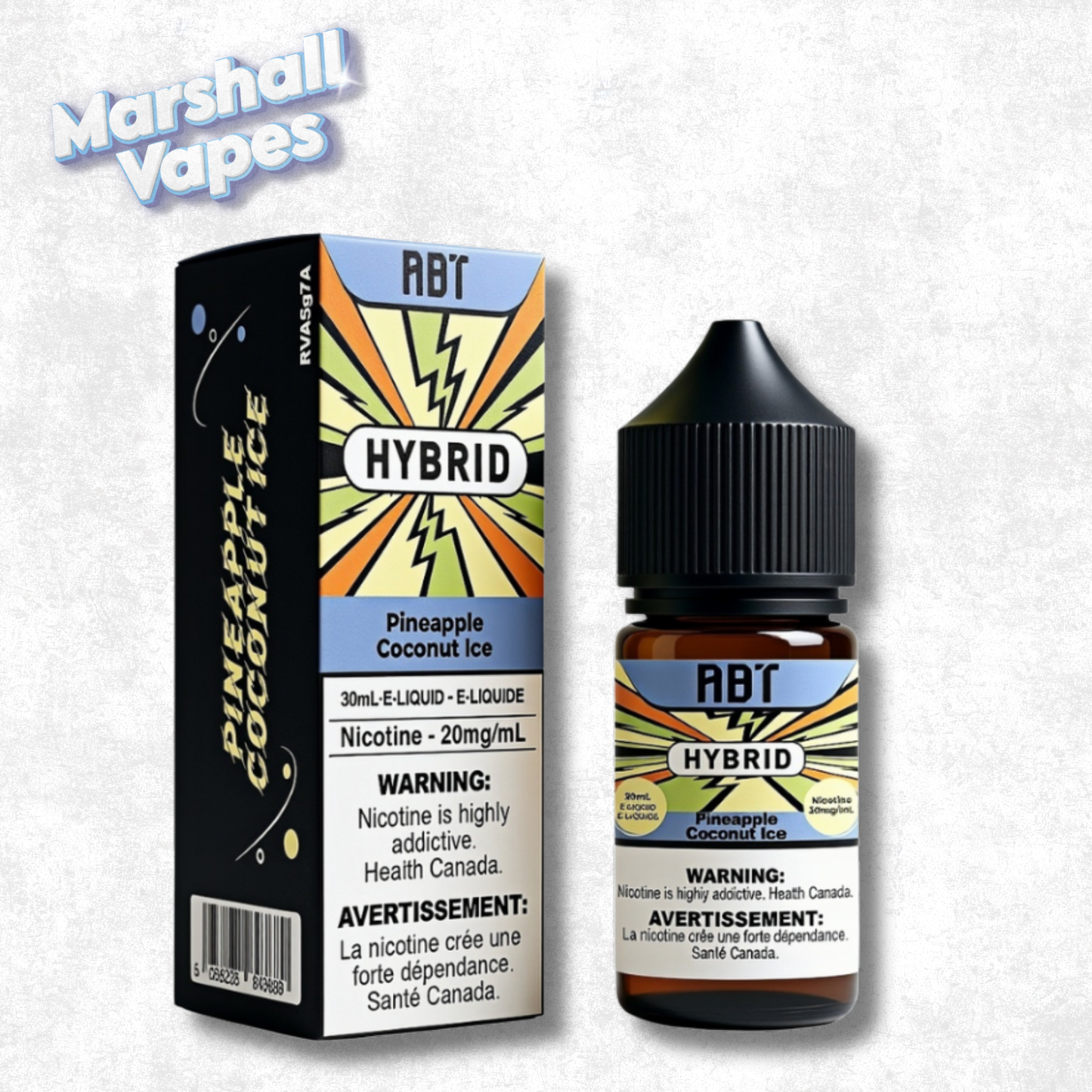 ABT Hybrid E-liquid – Pineapple Coconut Ice