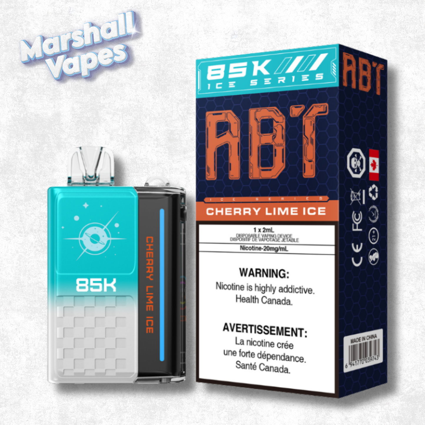 ABT 85K Disposable – Cherry Lime Ice