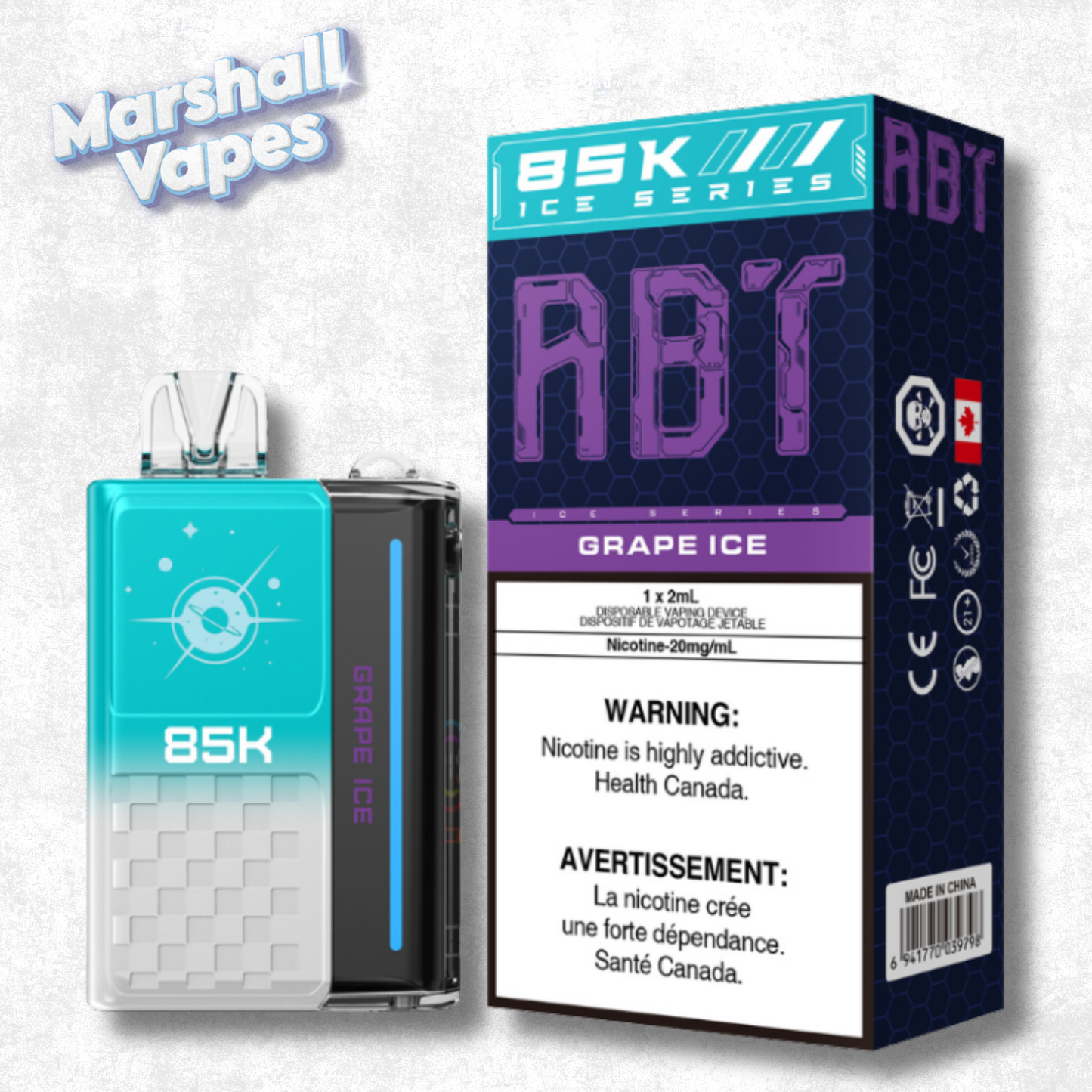 ABT 85K Disposable – Grape Ice