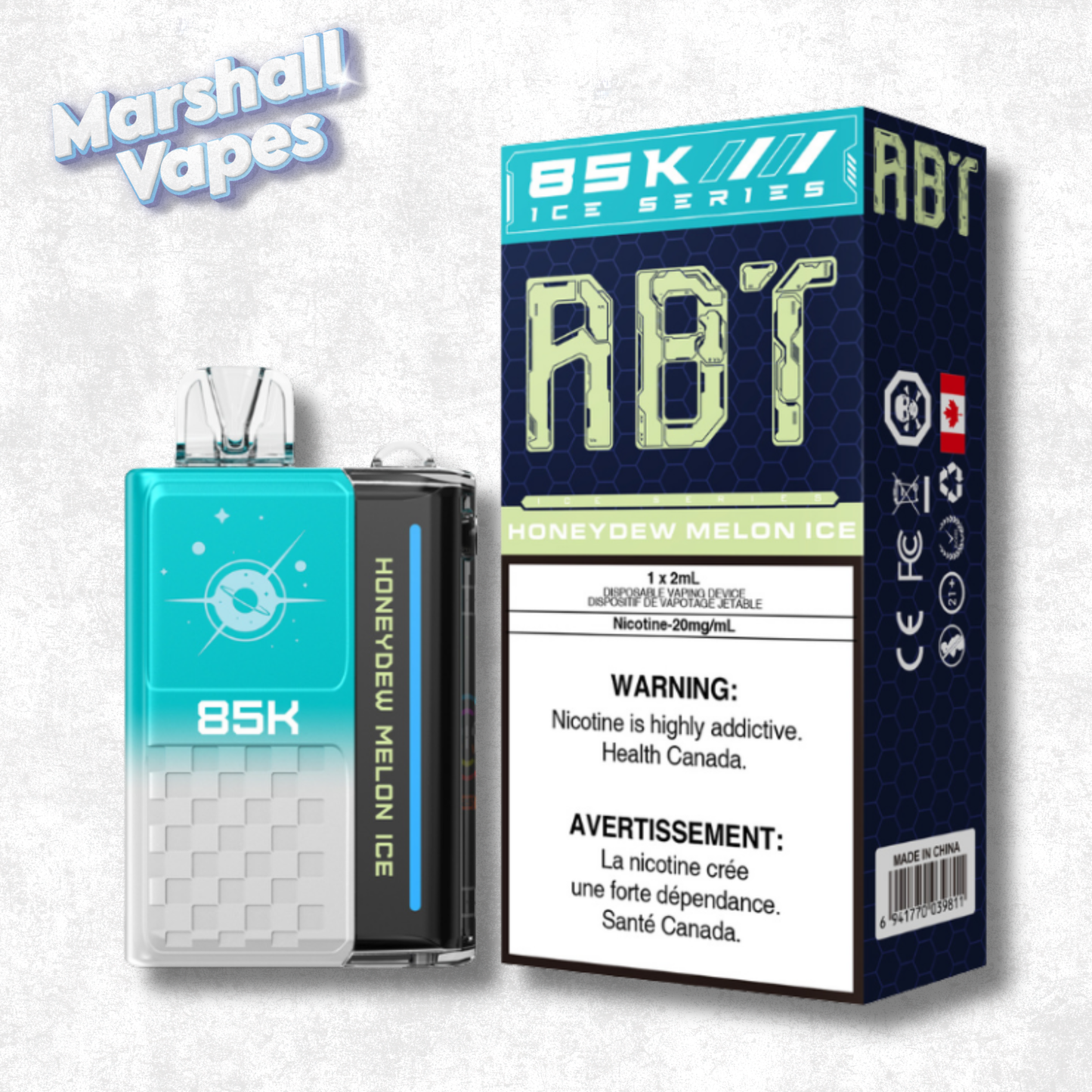 ABT 85K Disposable – Honeydew Melon Ice