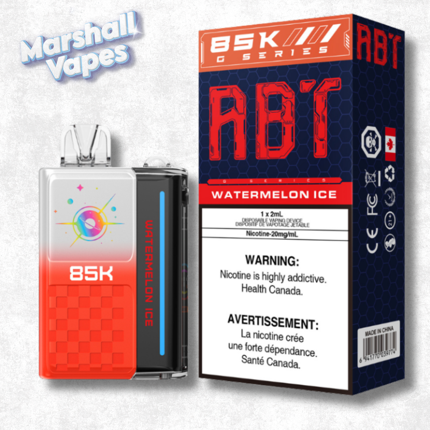 ABT 85K Disposable – Watermelon Ice