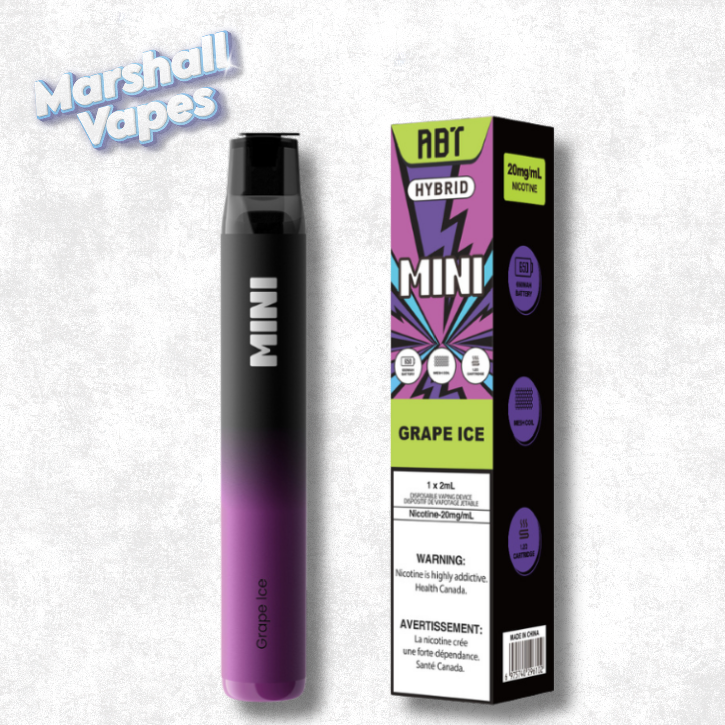 ABT Hybrid Mini Disposable – Grape Ice