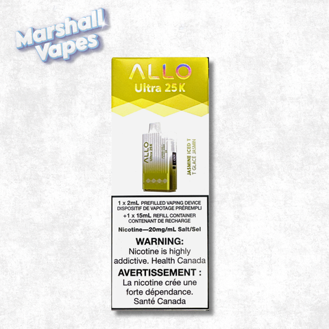 Jasmine Iced Tea Allo Ultra 25K disposable vape device