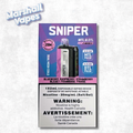 Sniper Disposable Blueberry Raspberry Strawberry triple berry flavour disposable vape smooth draw high puff device
