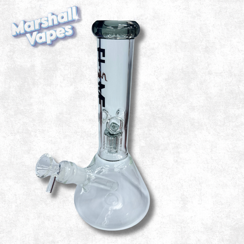 10" Flame Glass Bong