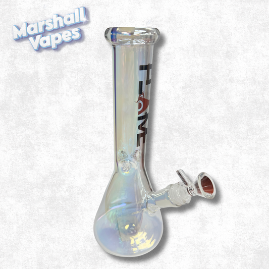 10" Flame Glass Bong