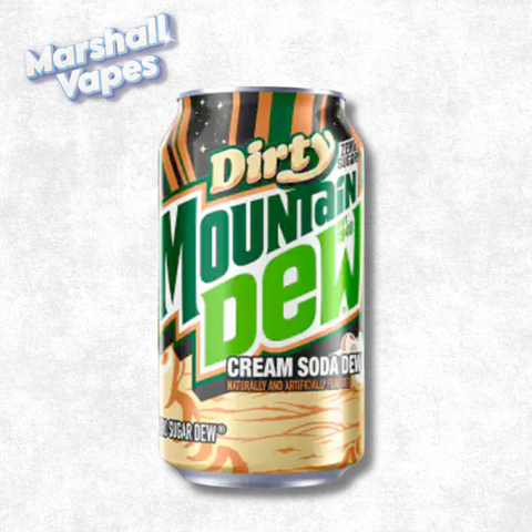 Dirty Mountain Dew Cream Soda Zero Sugar 355ml