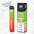 O2 Disposable Strawberry Kiwi disposable vape strawberry and kiwi flavour blend smooth draw high puff device