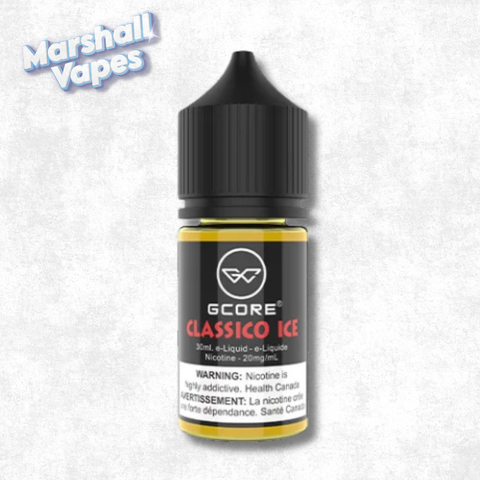 Gcore Classico Ice salt nic e-liquid, 30ml bottle, 20mg
