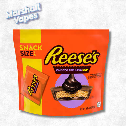 Reese’s Lava snack size peanut butter cups 170g bag with chocolate lava centre