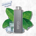 Beco Slim Hybrid Cool Mint vape with hybrid nicotine slim disposable vape device and icy mint flavour