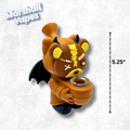 5.25 inch brown bat wing silicone bong with durable portable silicone design for everyday use and travel