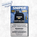 Sniper Pro 35K Disposable Passion Fruit Lemon vape device with tropical citrus flavour disposable vape by Sniper.