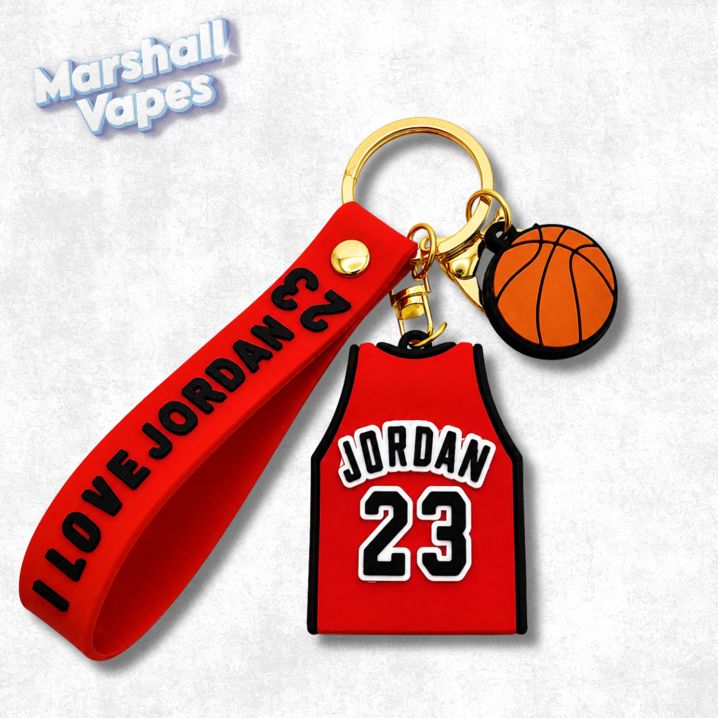 Michael Jordan Chicago Bulls Jersey Keychain
