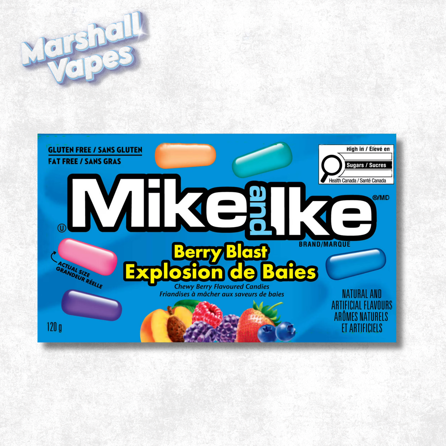 Mike and Ike Berry Blast 120g