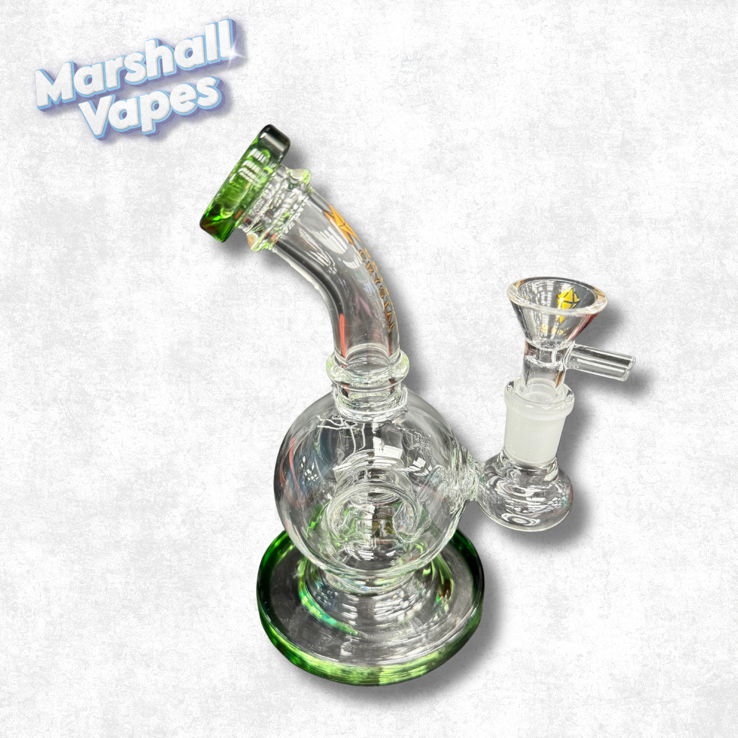 6.25" Donut Dab Rig (Green)