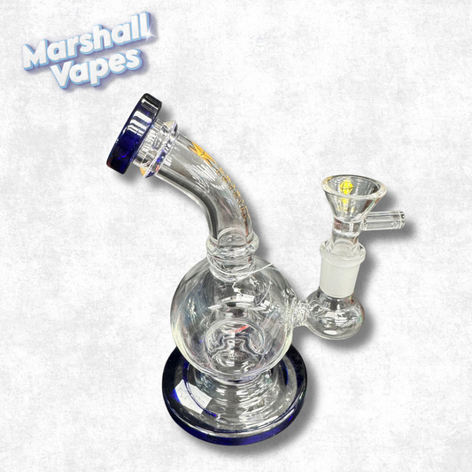 6.25" Donut Dab Rig (Blue)