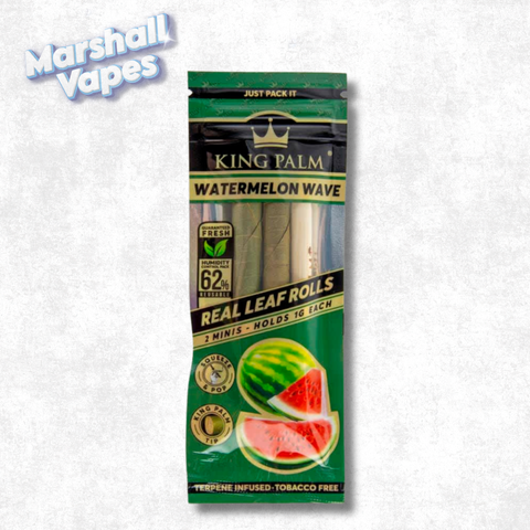 King Palm Watermelon Wave Real Leaf Rolls
