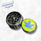 Arsenal Metal Grinder 55mm 4pc Green Leaf Logo