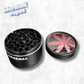 Arsenal Metal Grinder 63mm 4pc Medium Size Assorted Colour Leaf Logo