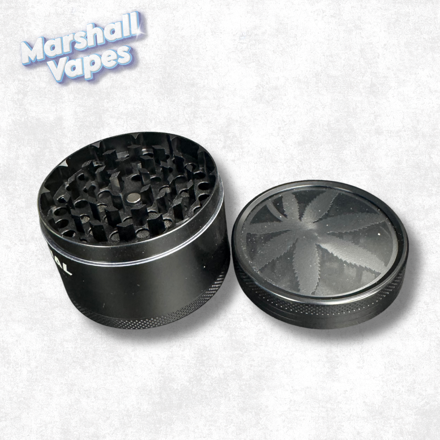 Arsenal Metal Grinder 63mm 4pc Medium Size Assorted Colour Leaf Logo