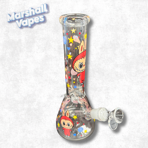 10" Bunny Squad Beaker Bong (Red)