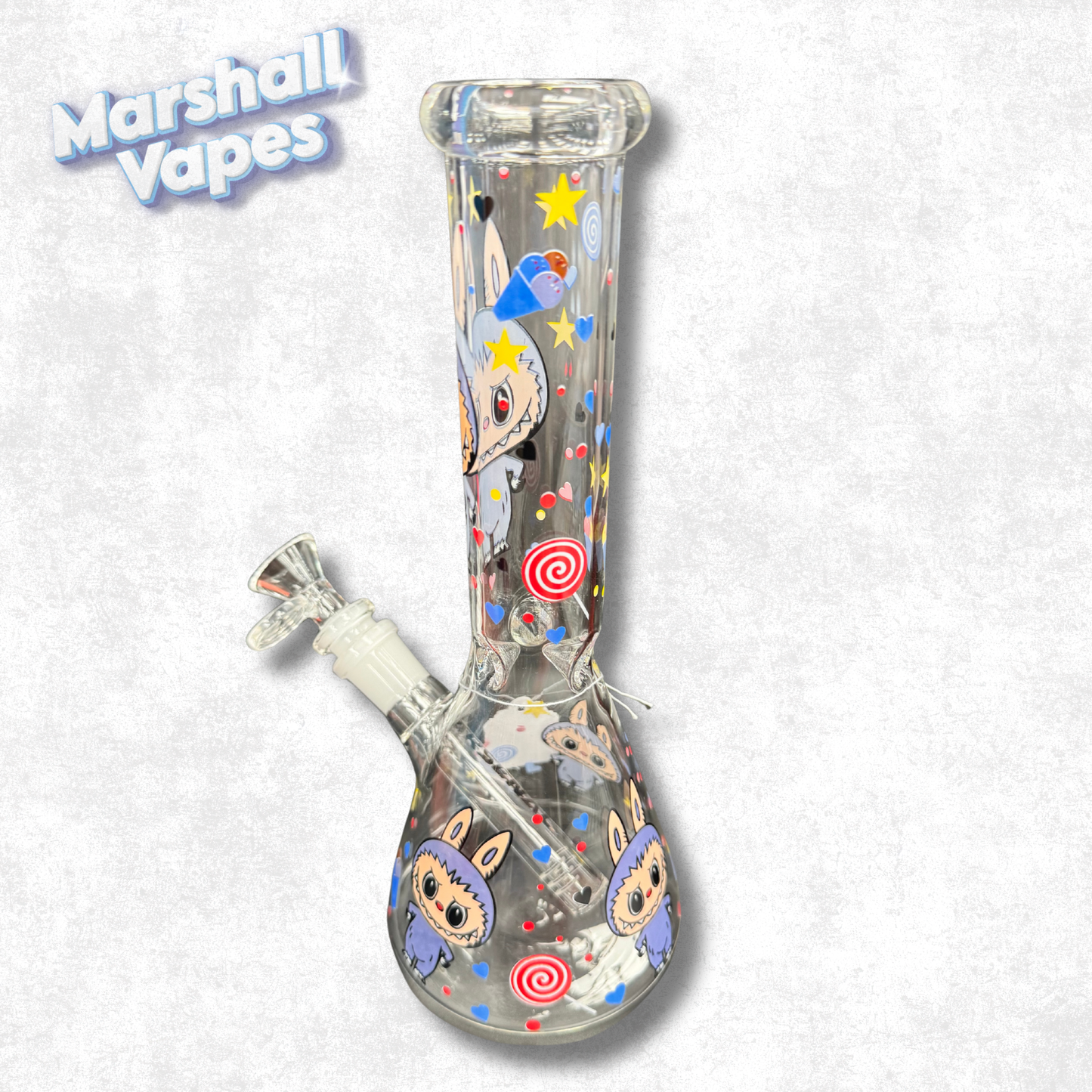 10" Bunny Squad Beaker Bong (Purple)