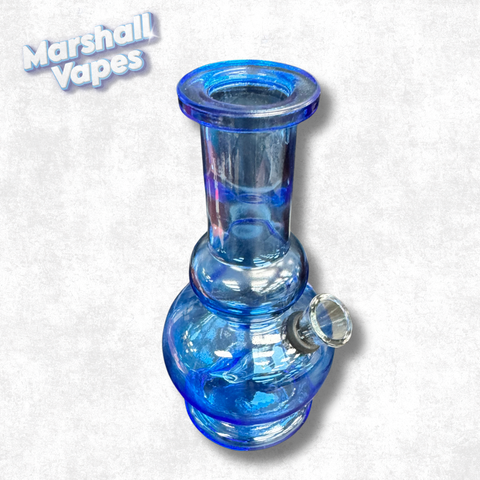 6" Blue Vase Beaker Bong