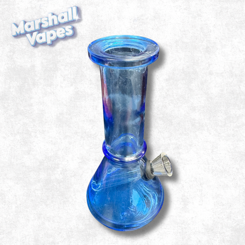 6" Blue Beaker Bong