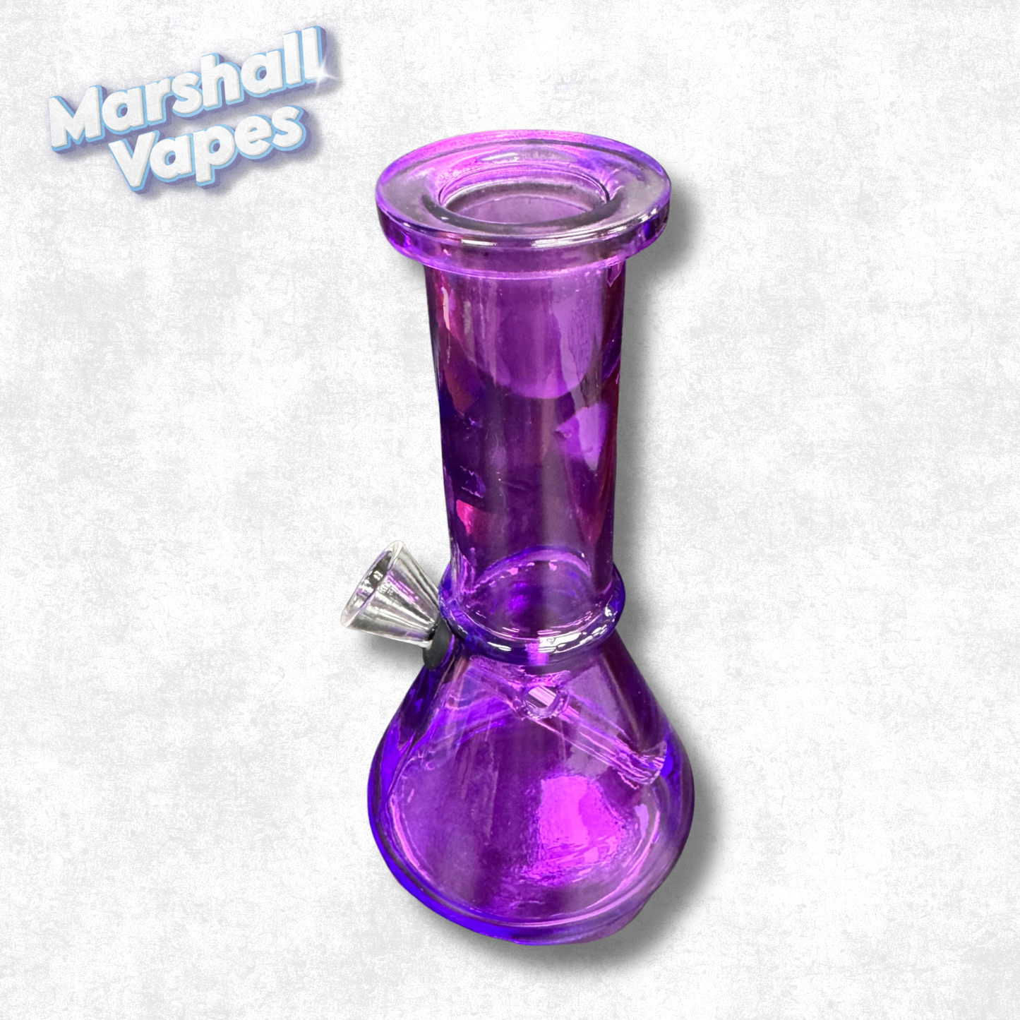 6" Purple Beaker Bong