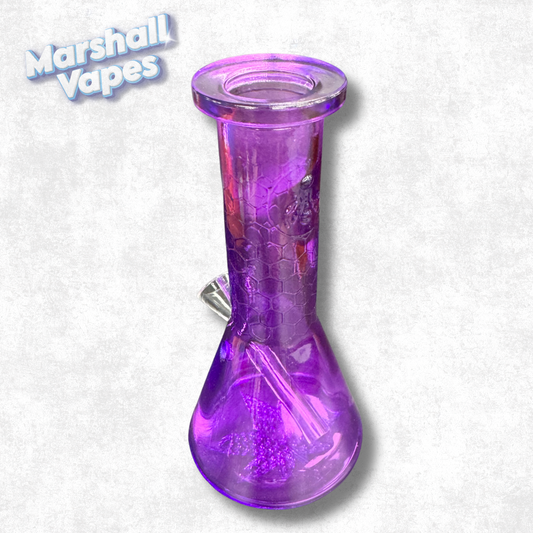 6" Purple Classic Beaker Bong