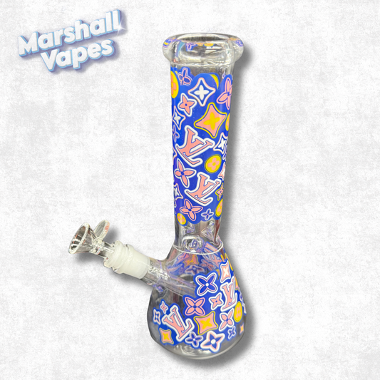 10" Louis Vuitton Glass Bong