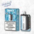 Sniper Disposable Blueberry Raspberry Ice disposable vape sweet blueberry and tangy raspberry flavour with cooling ice smooth draw high puff device