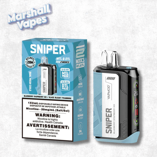 Sniper Disposable – Blueberry Raspberry Ice