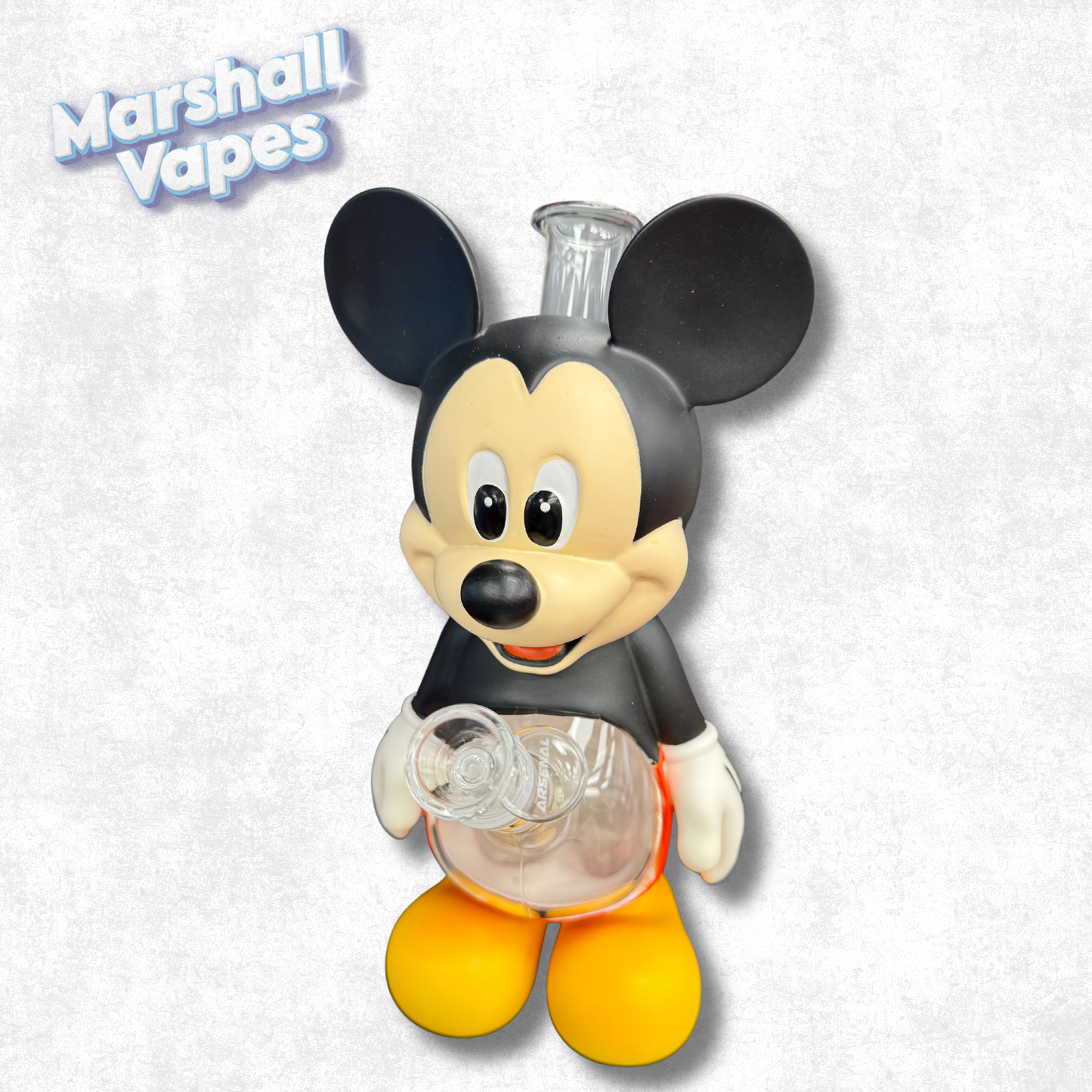 11" Mickey Mouse Glass Bong