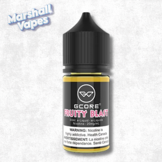 Gcore Fruity Blast salt nic e-liquid, 30ml bottle, 20mg