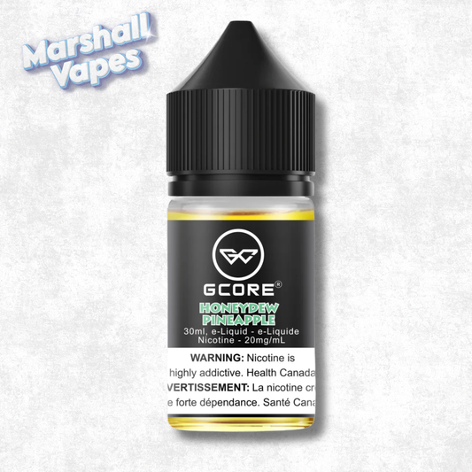 Gcore Honeydew Pineapple salt nic e-liquid, 30ml bottle, 20mg