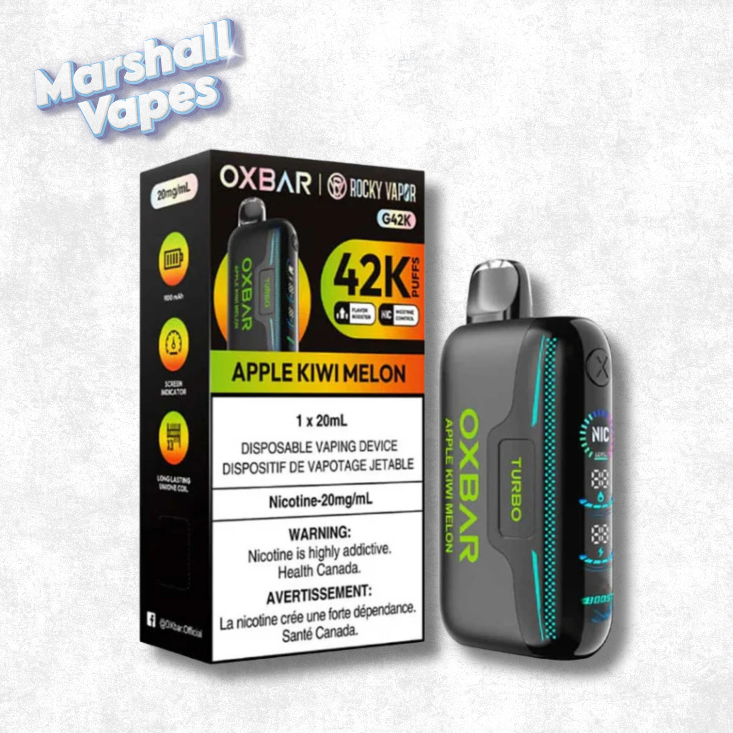 OXBAR G42K - Apple Kiwi Melon